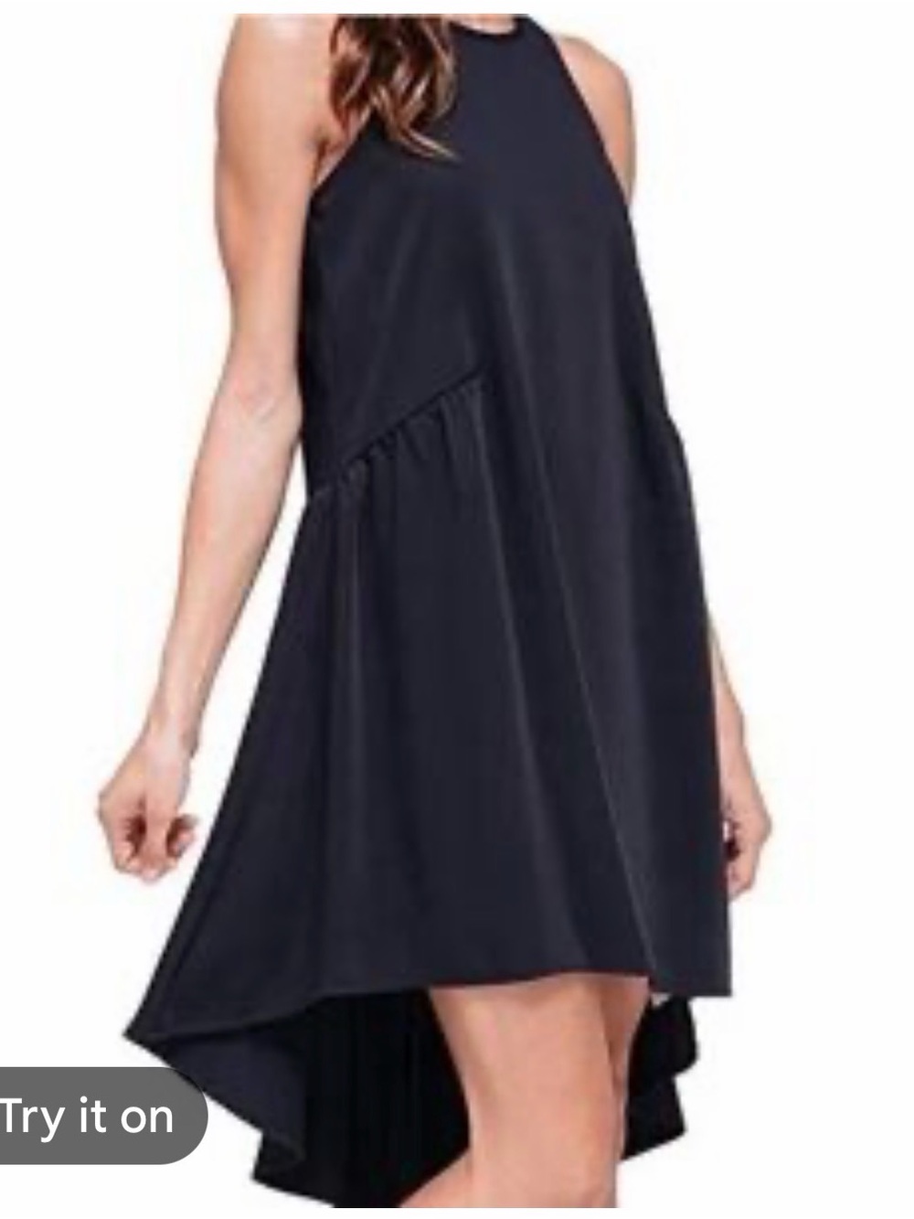 Nordstroms Pleione Sleeveless High-Low Shift Dress sz S Ethereal Flowy